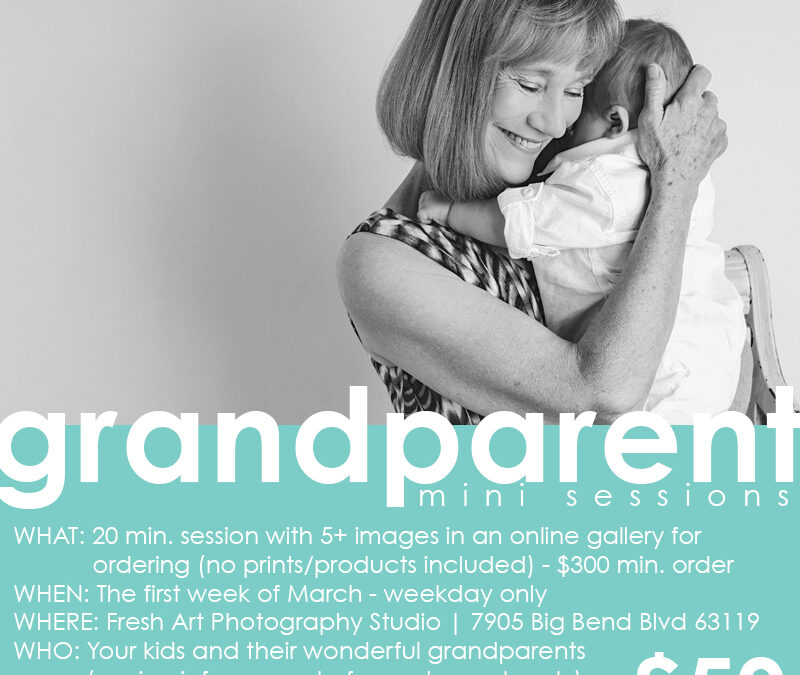 Grandparent Mini Sessions