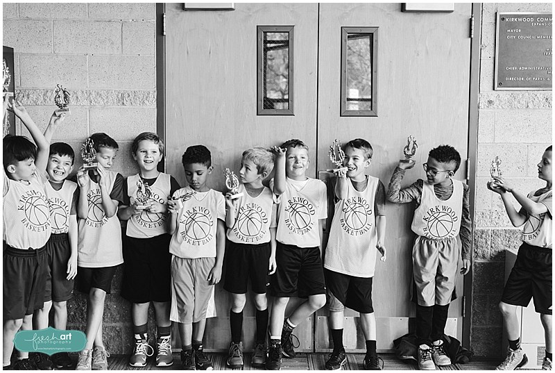Gray’s basketball team | St. Louis Children’s Photography